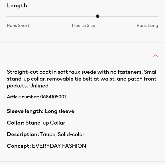 H&M faux suede jacket beige - Picture 6 of 7